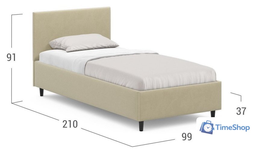 Кровать Moon Family 1259 К004868 90x200 - Изображение №8 — Интернет-магазин Time-Shop