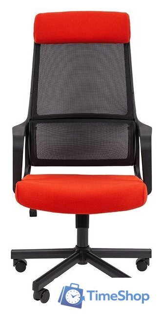 Офисное кресло CHAIRMAN 590 (черный/красный) - Изображение №2 — Интернет-магазин Time-Shop
