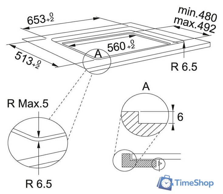 Варочная панель Franke FSM 654 I B BK - Изображение №2 — Интернет-магазин Time-Shop