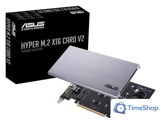 Планка ASUS Hyper M.2 X16 Card V2 - Изображение №1 — Интернет-магазин Time-Shop