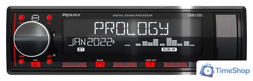 USB-магнитола Prology CMD-330 - Изображение №1 — Интернет-магазин Time-Shop