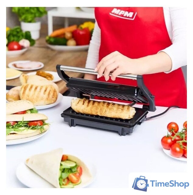 Электрогриль MPM MGR-13M - Изображение №9 — Интернет-магазин Time-Shop