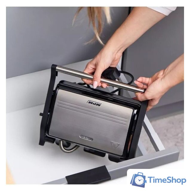 Электрогриль MPM MGR-13M - Изображение №6 — Интернет-магазин Time-Shop