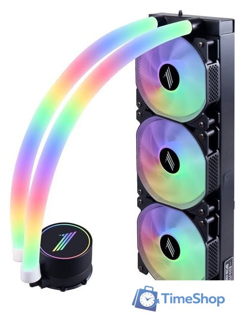 Система жидкостного охлаждения для процессора 1stPlayer Mothra MT360 (черный) - Изображение №2 — Интернет-магазин Time-Shop