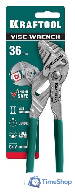 Клещи переставные KRAFTOOL Vise-Wrench 22063 - Изображение №5 — Интернет-магазин Time-Shop