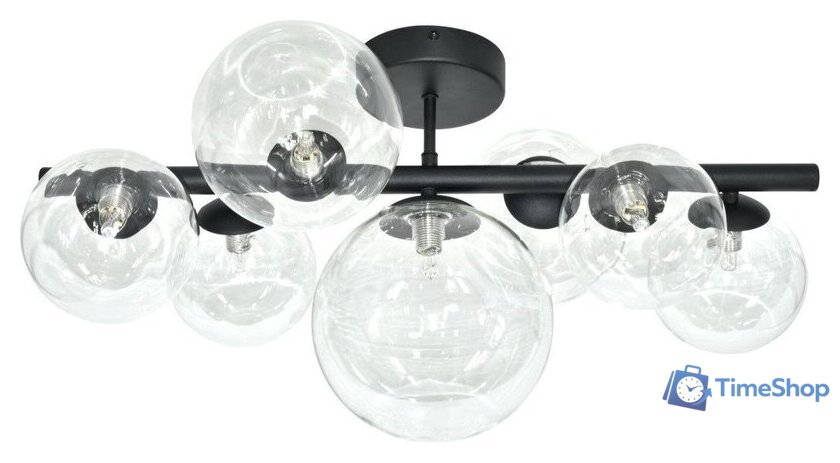 Люстра средней высоты Mirastyle XL-20991/7 BK+TG - Изображение №1 — Интернет-магазин Time-Shop