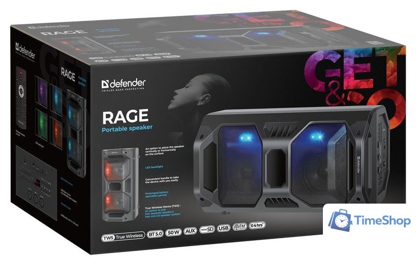 Беспроводная колонка Defender Rage - Изображение №9 — Интернет-магазин Time-Shop