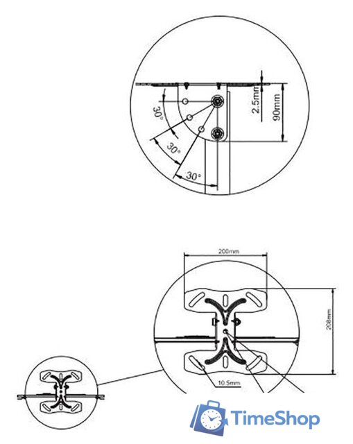 Кронштейн для телевизора NB T560-15 - Изображение №10 — Интернет-магазин Time-Shop