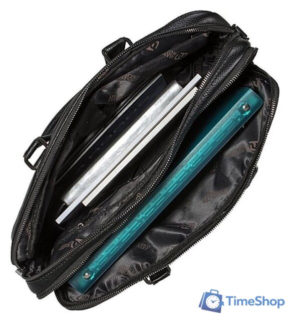 Мужская сумка Francesco Molinary 356-Q8222-8-BLK - Изображение №4 — Интернет-магазин Time-Shop