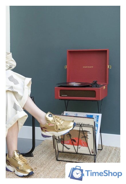 Виниловый проигрыватель Crosley Voyager Burgundy - Изображение №5 — Интернет-магазин Time-Shop