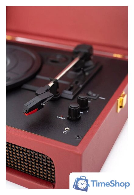 Виниловый проигрыватель Crosley Voyager Burgundy - Изображение №2 — Интернет-магазин Time-Shop