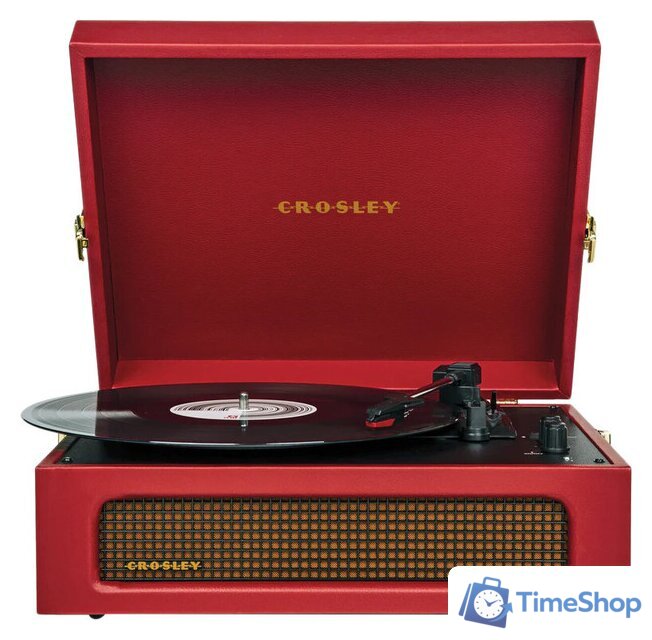 Виниловый проигрыватель Crosley Voyager Burgundy - Изображение №1 — Интернет-магазин Time-Shop
