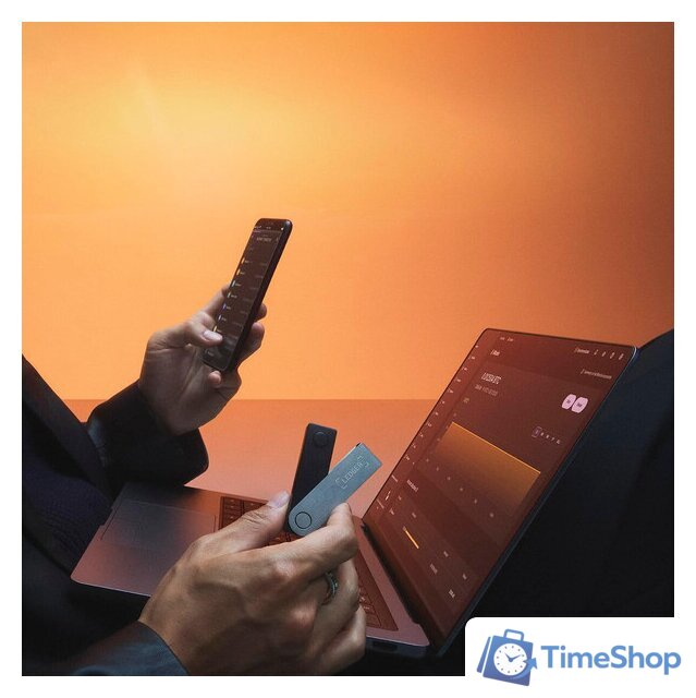 Аппаратный криптокошелек Ledger Nano X (фиолетовый аметист) - Изображение №7 — Интернет-магазин Time-Shop