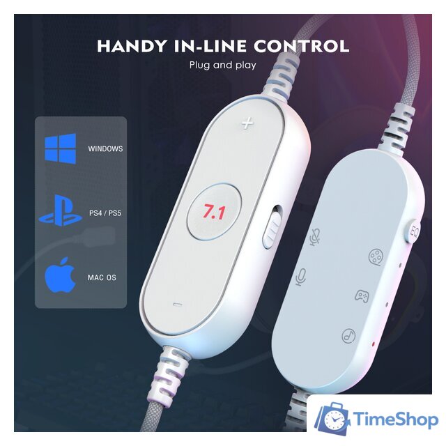 Наушники FIFINE H6 (белый) - Изображение №7 — Интернет-магазин Time-Shop