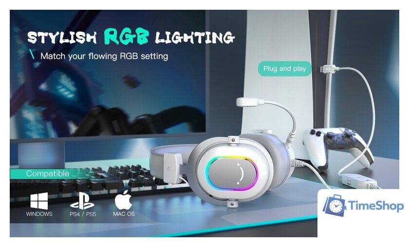 Наушники FIFINE H6 (белый) - Изображение №9 — Интернет-магазин Time-Shop