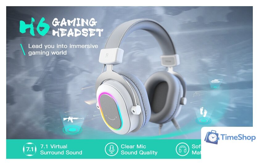 Наушники FIFINE H6 (белый) - Изображение №16 — Интернет-магазин Time-Shop