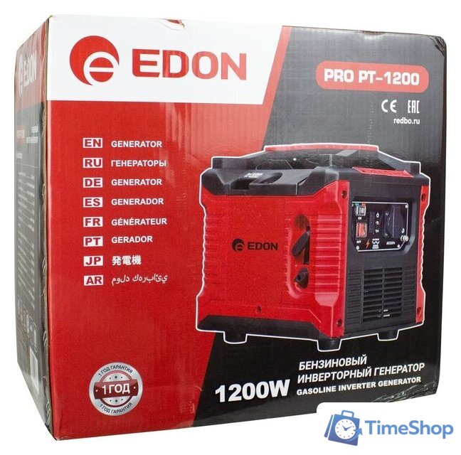 Бензиновый генератор Edon PRO PT-1200 - Изображение №9 — Интернет-магазин Time-Shop