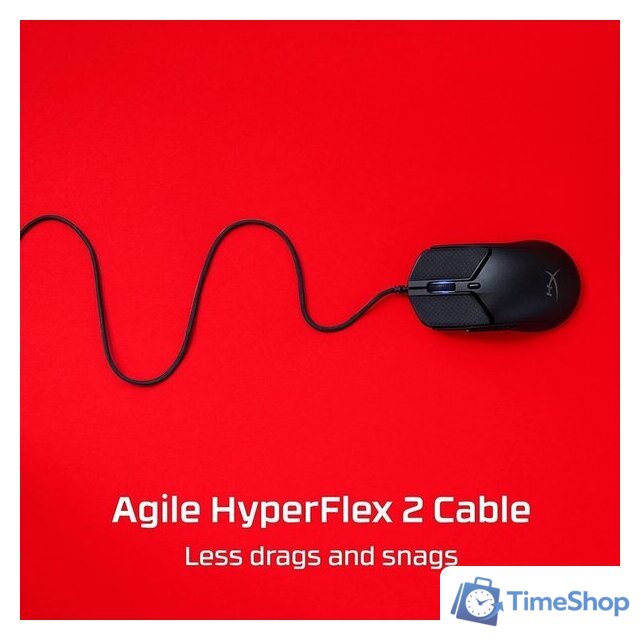 Игровая мышь HyperX Pulsefire Haste 2 (черный) - Изображение №6 — Интернет-магазин Time-Shop