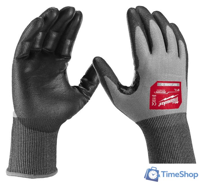 Перчатки из искусственной кожи Milwaukee Hi-Dex 4/D 10/XL 4932480504 - Изображение №1 — Интернет-магазин Time-Shop
