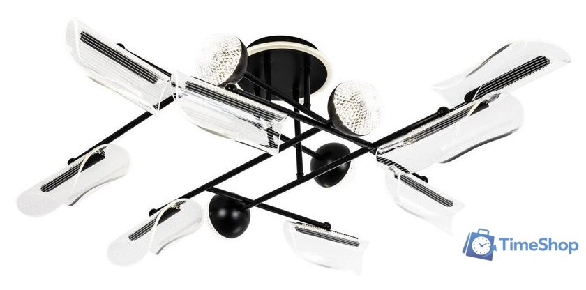 Люстра средней высоты LED4U L3200-12 BK - Изображение №1 — Интернет-магазин Time-Shop