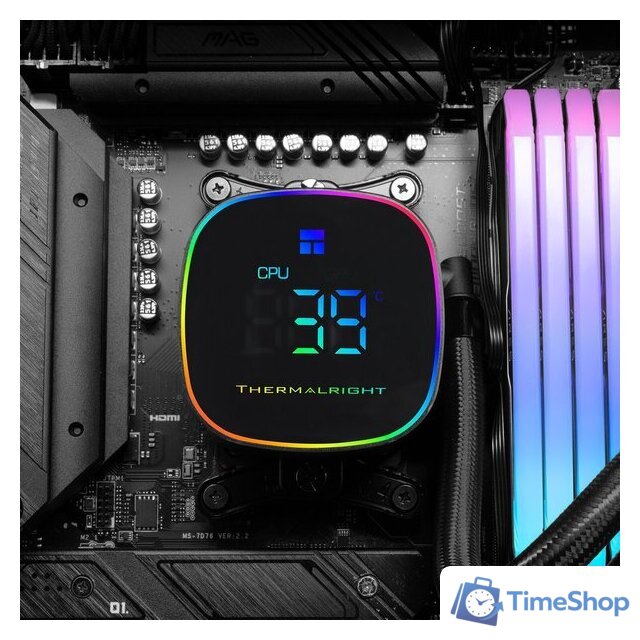 Система жидкостного охлаждения для процессора Thermalright Frozen Horizon 240 Digital ARGB (черный) - Изображение №7 — Интернет-магазин Time-Shop
