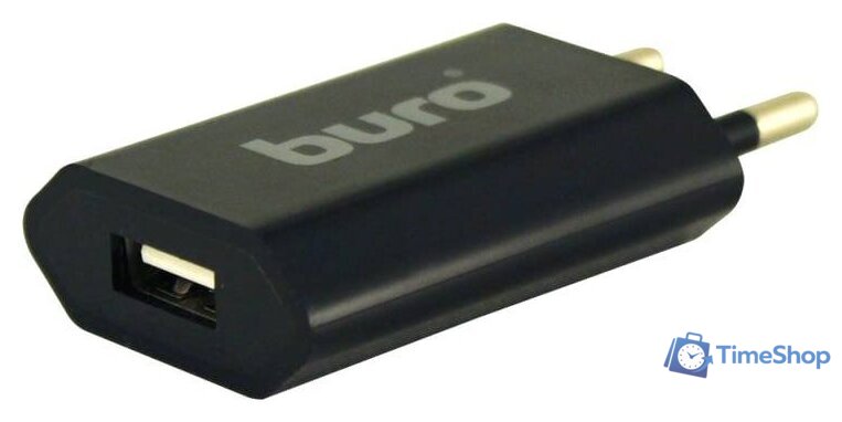 Сетевое зарядное Buro TJ-164 (черный) - Изображение №1 — Интернет-магазин Time-Shop