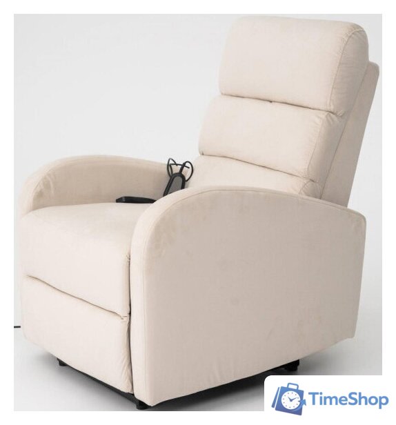 Массажное кресло Calviano 2166 (бежевый велюр) - Изображение №1 — Интернет-магазин Time-Shop