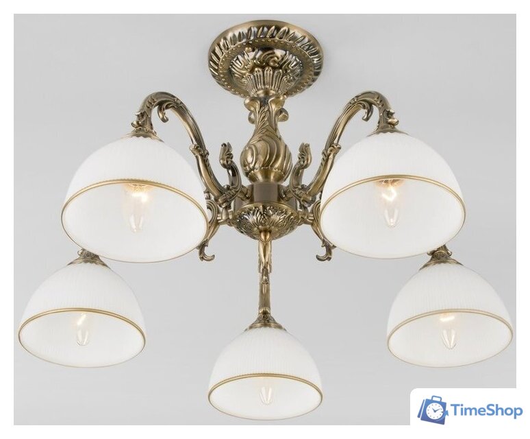 Подвесная люстра Евросвет 60106/5 (Античная бронза) - Изображение №2 — Интернет-магазин Time-Shop