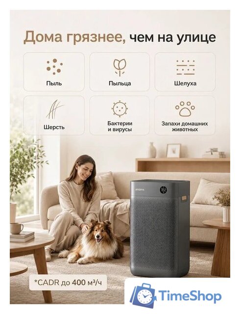 Очиститель воздуха SmartMi Air Purifier 3 KQJHQ03ZM - Изображение №3 — Интернет-магазин Time-Shop