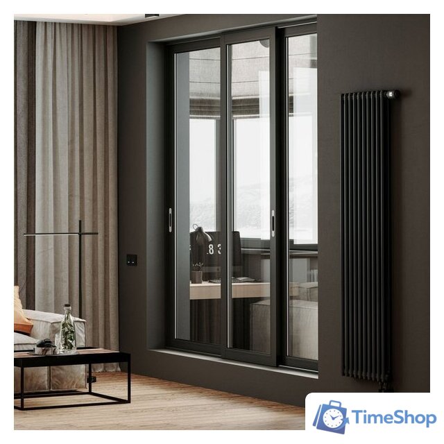 Стальной трубчатый радиатор Royal Thermo Insignia VC2180 - 08 секций RAL9005m - Изображение №5 — Интернет-магазин Time-Shop