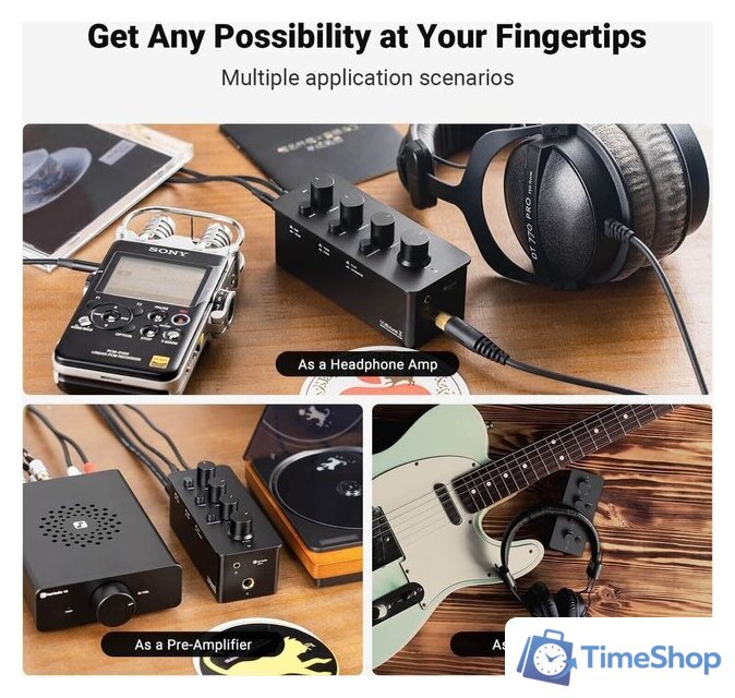 Настольный усилитель Fosi Audio SK01 - Изображение №7 — Интернет-магазин Time-Shop