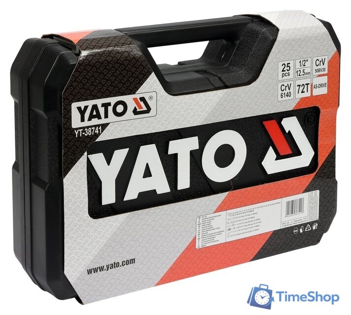 Универсальный набор инструментов Yato YT-38741 (25 предметов) - Изображение №4 — Интернет-магазин Time-Shop