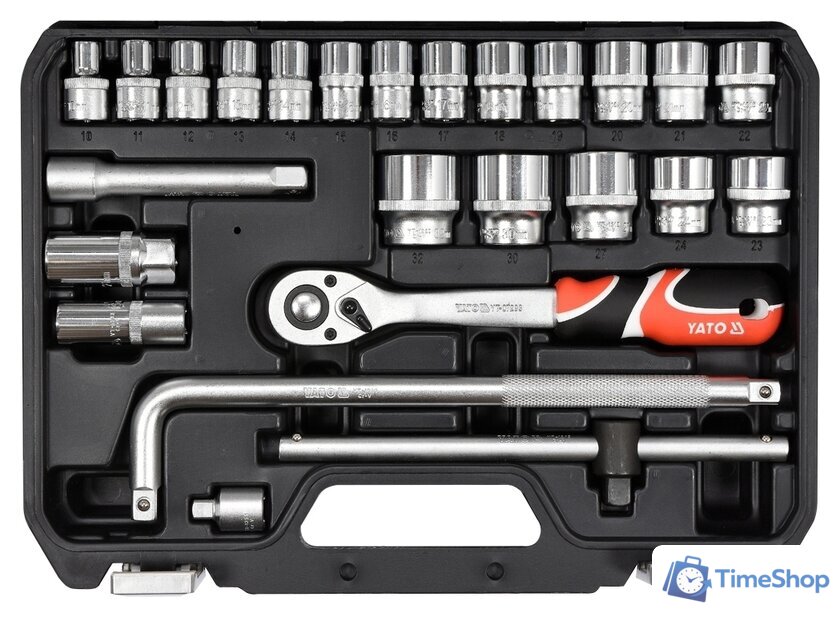 Универсальный набор инструментов Yato YT-38741 (25 предметов) - Изображение №2 — Интернет-магазин Time-Shop
