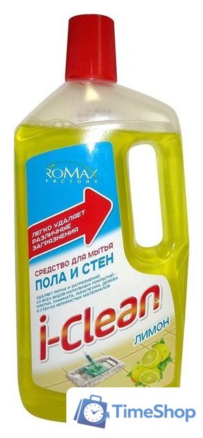 Средство для кафеля Romax I-Clean Лимон 1 л - Изображение №1 — Интернет-магазин Time-Shop