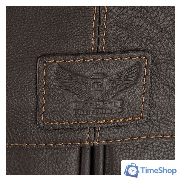 Сумка через плечо Poshete 196-3143-YB42-DBW (коричневый) - Изображение №15 — Интернет-магазин Time-Shop