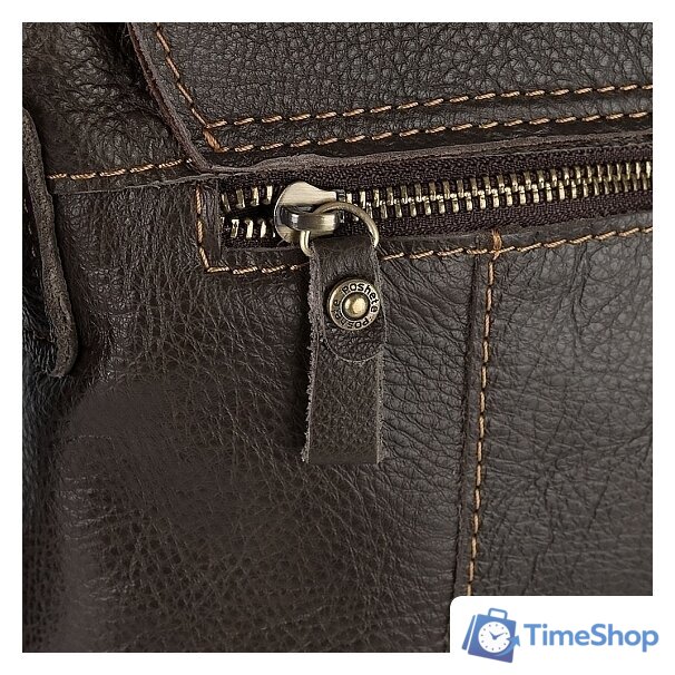 Сумка через плечо Poshete 196-3143-YB42-DBW (коричневый) - Изображение №14 — Интернет-магазин Time-Shop