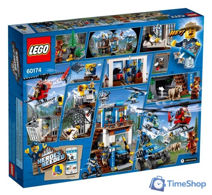 Конструктор LEGO City 60174 Полицейский участок в горах - Изображение №2 — Интернет-магазин Time-Shop