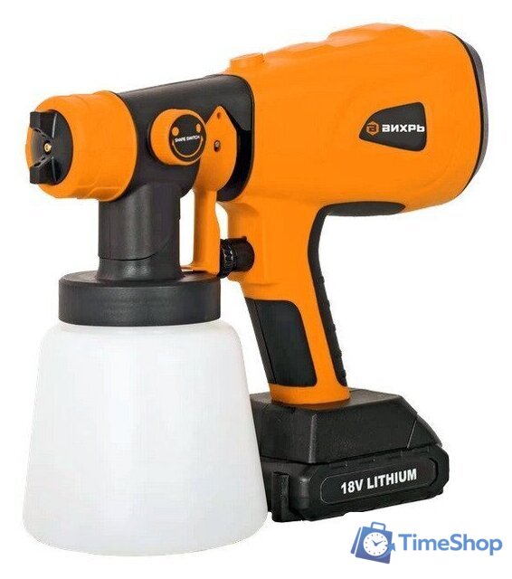 Краскораспылитель Вихрь АКП-20Li (с 1-им АКБ) - Изображение №1 — Интернет-магазин Time-Shop