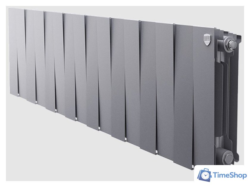 Биметаллический радиатор Royal Thermo PianoForte 300 Silver Satin (16 секций) боковое подключение - Изображение №3 — Интернет-магазин Time-Shop