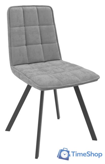 Стул Мамадома Rom D (b22 Grey Lux/черный) - Изображение №1 — Интернет-магазин Time-Shop