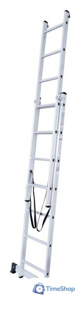 Лестница-стремянка Новая высота NV 122 алюминиевая двухсекционная 2x7 ступеней - Изображение №5 — Интернет-магазин Time-Shop