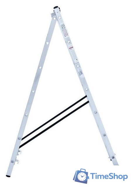 Лестница-стремянка Новая высота NV 122 алюминиевая двухсекционная 2x7 ступеней - Изображение №3 — Интернет-магазин Time-Shop