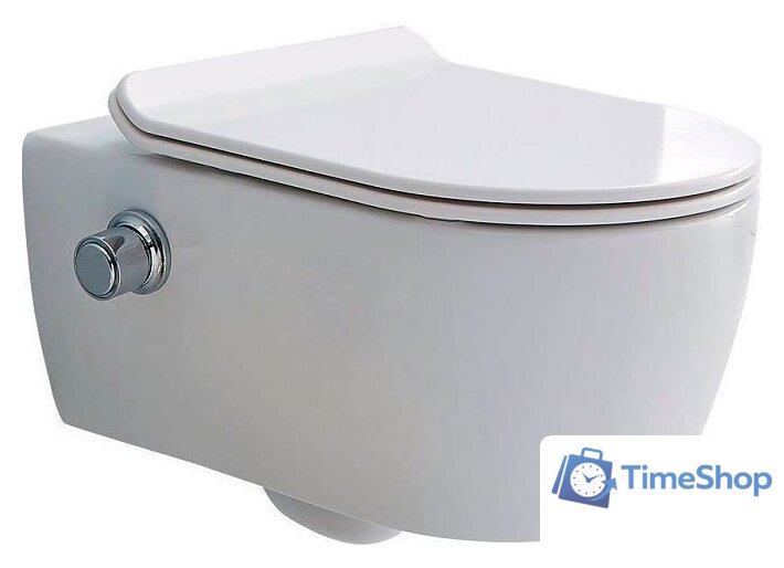 Унитаз подвесной SSWW CT2039V-B - Изображение №2 — Интернет-магазин Time-Shop