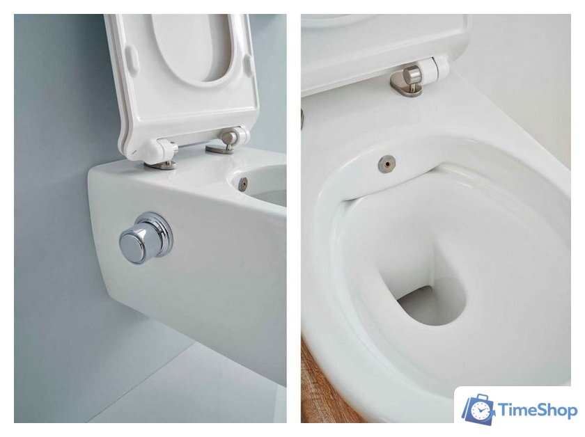 Унитаз подвесной SSWW CT2039V-B - Изображение №5 — Интернет-магазин Time-Shop