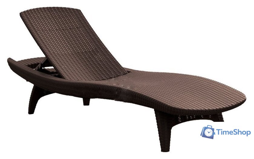 Шезлонг Keter Pacific Sun (коричневый) - Изображение №1 — Интернет-магазин Time-Shop