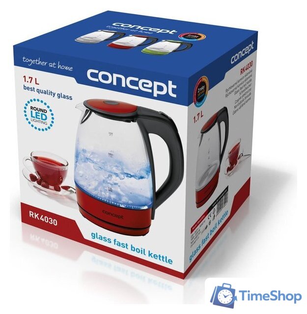 Электрический чайник Concept RK4030R - Изображение №3 — Интернет-магазин Time-Shop