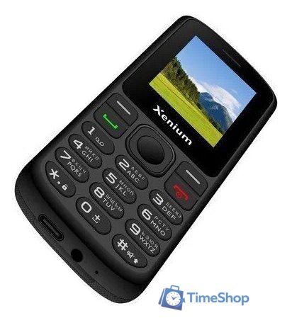Кнопочный телефон Xenium X160 (черный) - Изображение №4 — Интернет-магазин Time-Shop