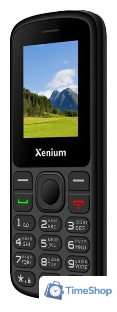 Кнопочный телефон Xenium X160 (черный) - Изображение №2 — Интернет-магазин Time-Shop