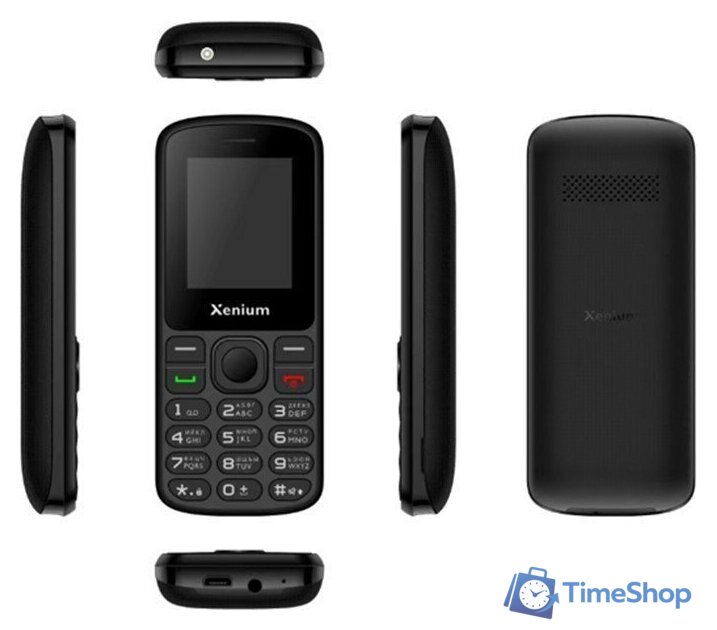 Кнопочный телефон Xenium X160 (черный) - Изображение №6 — Интернет-магазин Time-Shop
