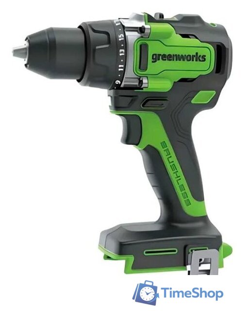 Ударная дрель-шуруповерт Greenworks GD24DD140 3707607CUD (с 2-мя АКБ) - Изображение №2 — Интернет-магазин Time-Shop